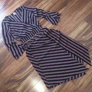 Striped Two Piece Set